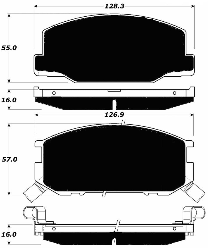 Porterfield Brake Pads for 1982 TOYOTA CELICA