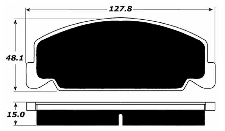 Porterfield Brake Pads for 1991 HONDA CRX DX