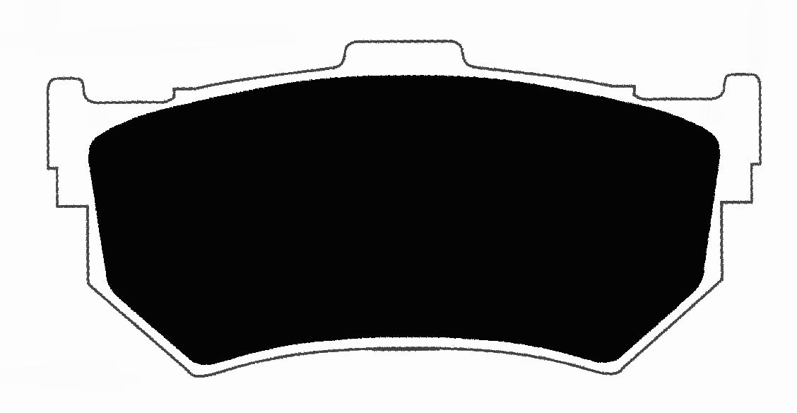 Porterfield Brake Pads for 1990 SUZUKI SWIFT 3 Door GT
