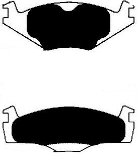 Porterfield Brake Pads for 1993 VOLKSWAGEN CABRIOLET