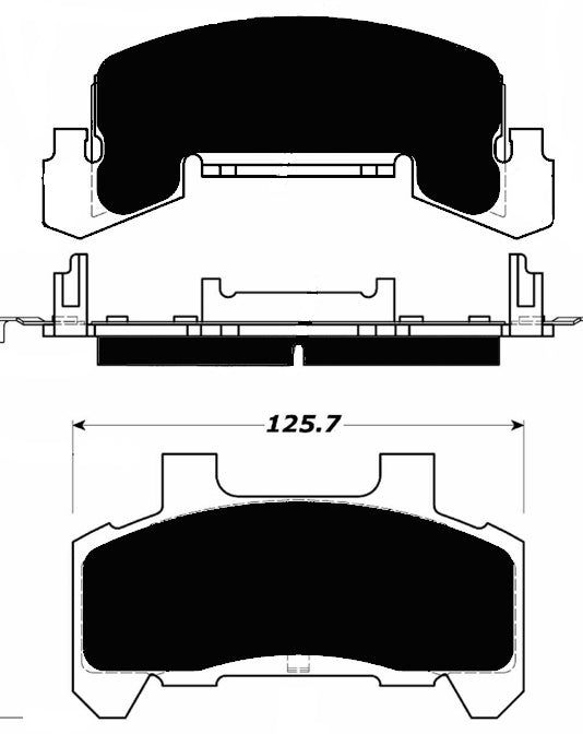 Porterfield Brake Pads for 1985 CHEVROLET CAVALIER