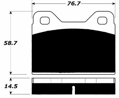 Porterfield Brake Pads for 1975 BMW 2002