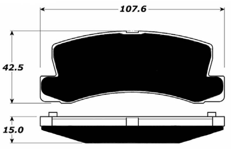 Porterfield Brake Pads for 1988 TOYOTA CELICA All-Trac Turbo