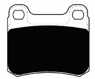 Porterfield Brake Pads for 1985 MERCEDES-BENZ 190E 2.3L exc. 16V