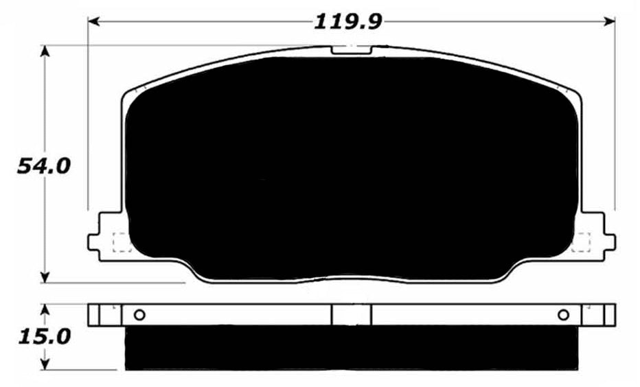 Porterfield Brake Pads for 1992 TOYOTA CELICA GT-S