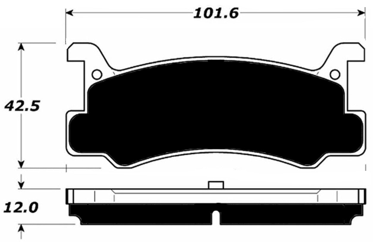 Porterfield Brake Pads for 1993 MAZDA MX-3 V6