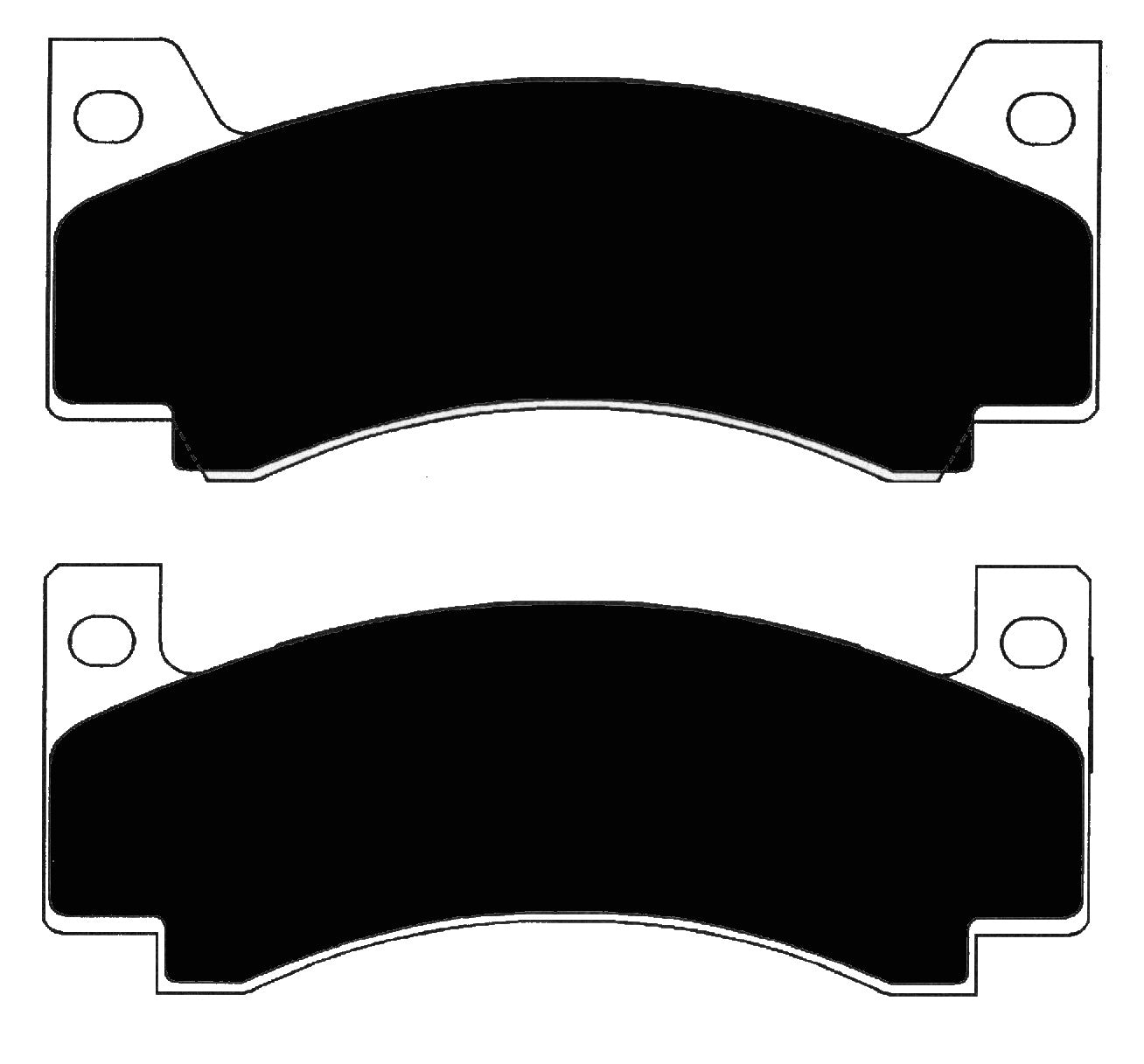 Porterfield Brake Pads for 1977 DODGE CHARGER w/10" Drums