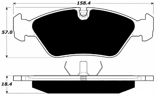 Porterfield Brake Pads for 1988 BMW M3