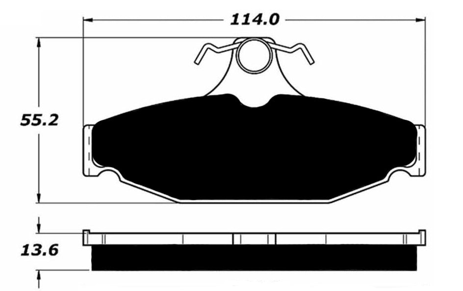 Porterfield Brake Pads for 1997 CHEVROLET CAMARO