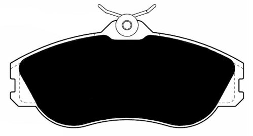 Porterfield Brake Pads for 1992 AUDI V8 Quattro Girling F/Calipers