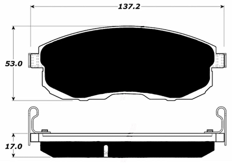 Porterfield Brake Pads for 1997 INFINITI I30
