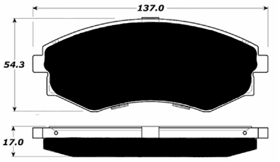 Porterfield Brake Pads for 2005 HYUNDAI ELANTRA R/Disc