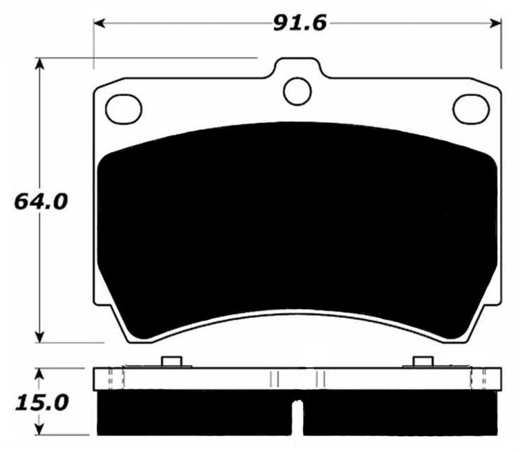 Porterfield Brake Pads for 1994 MAZDA 323