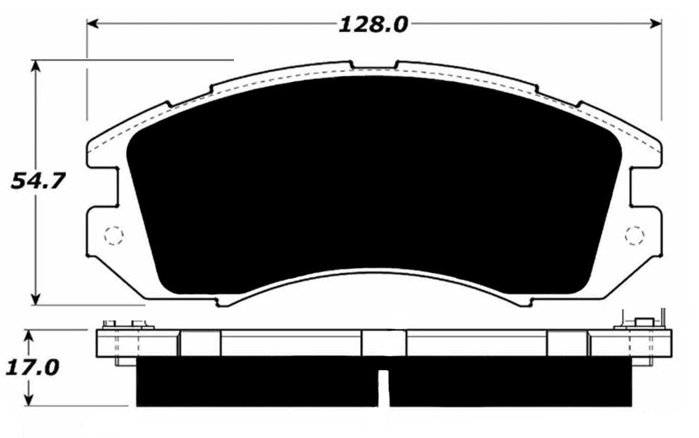 Porterfield Brake Pads for 1994 SUBARU IMPREZA SEDAN LX