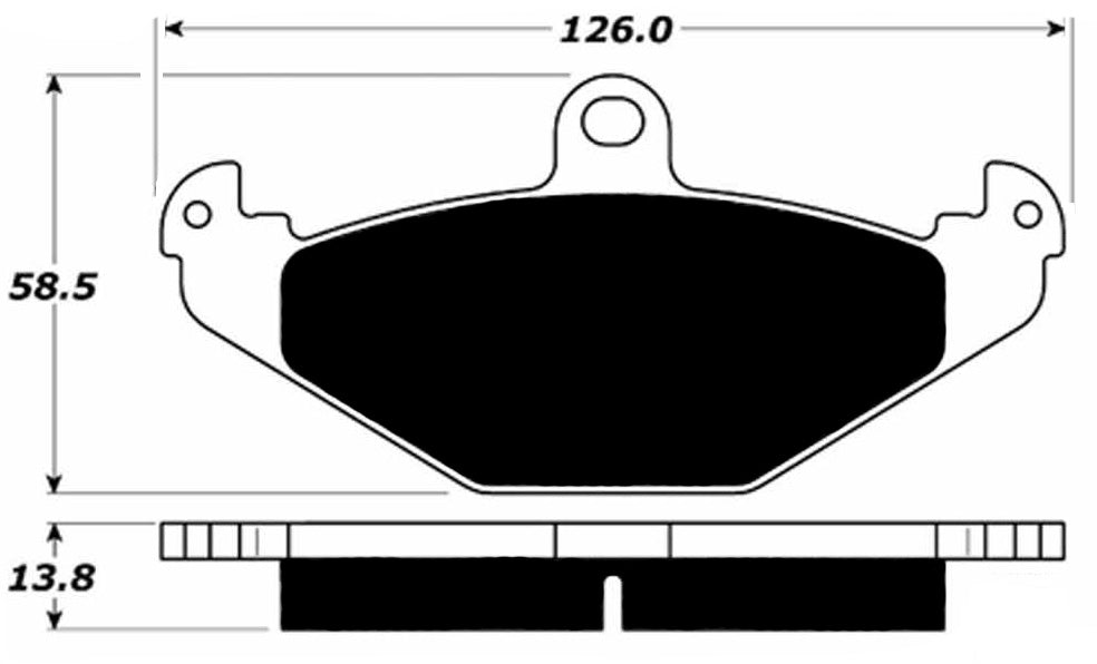 Porterfield Brake Pads for 1998 DODGE VIPER