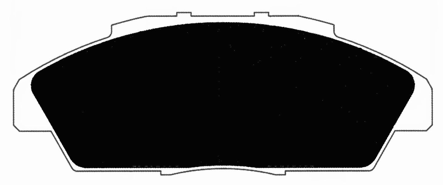 Porterfield Brake Pads for 1993 HONDA ACCORD Sedan - Nissin Front Caliper R/Disc