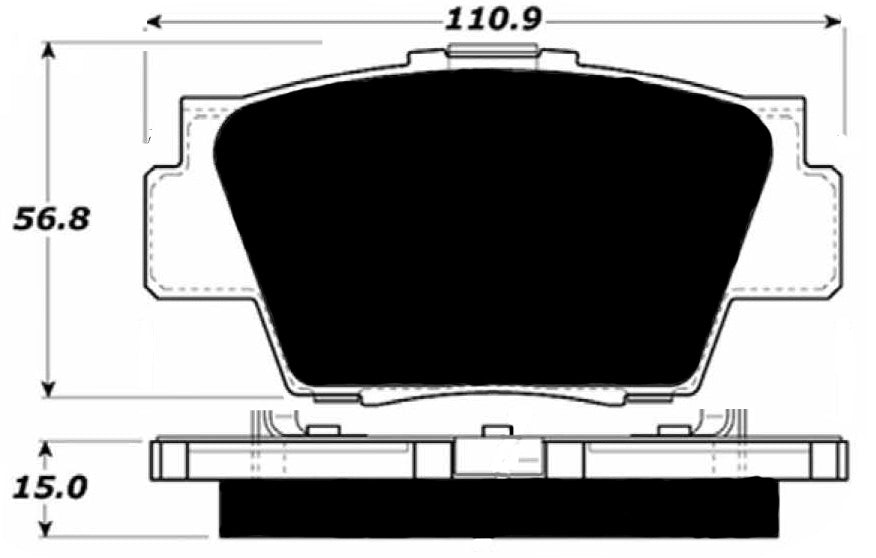 Porterfield Brake Pads for 1998 ACURA NSX