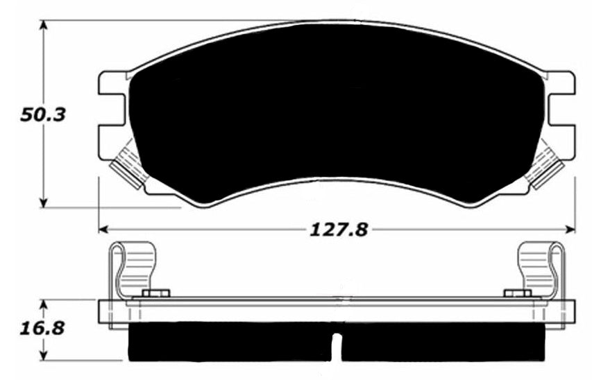 Porterfield Brake Pads for 2002 SATURN S SERIES - COUPE SC, SEDAN SL, W