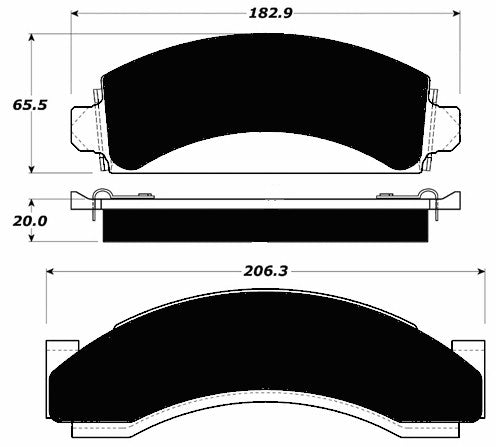 Porterfield Brake Pads for 1992 GMC C3500 2WD DRW Rear Disc