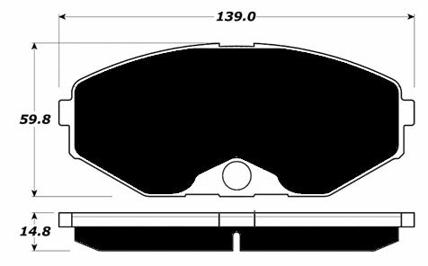 Porterfield Brake Pads for 1996 INFINITI Q45
