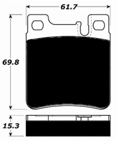 Porterfield Brake Pads for 1998 MERCEDES-BENZ S420