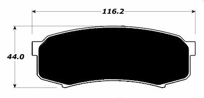 Porterfield Brake Pads for 2006 LEXUS GX 470