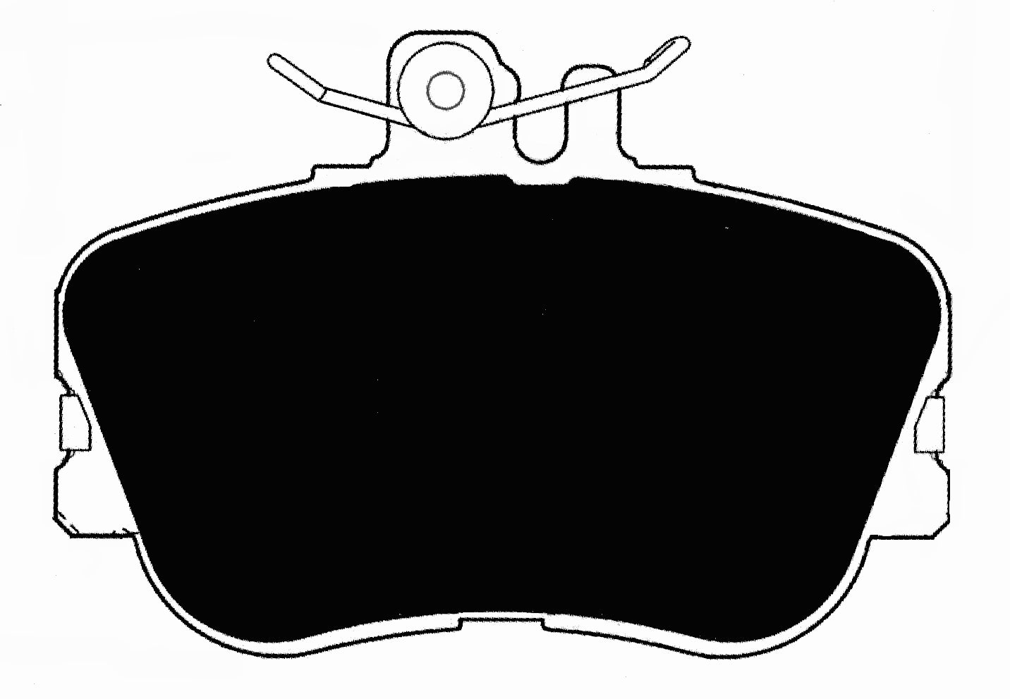 Porterfield Brake Pads for 1995 MERCEDES-BENZ C280 1 Pin Pad Rear Caliper