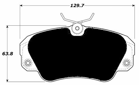 Porterfield Brake Pads for 1999 CADILLAC CATERA