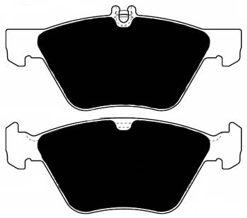 Porterfield Brake Pads for 1998 MERCEDES-BENZ CLK320