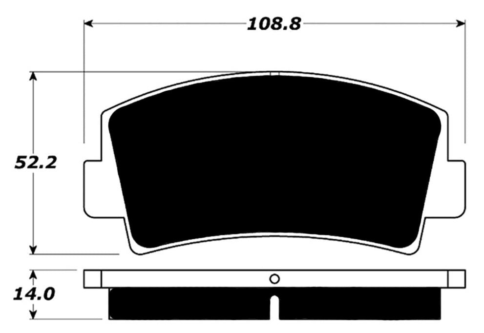 Porterfield Brake Pads for 1972 MAZDA RX 2