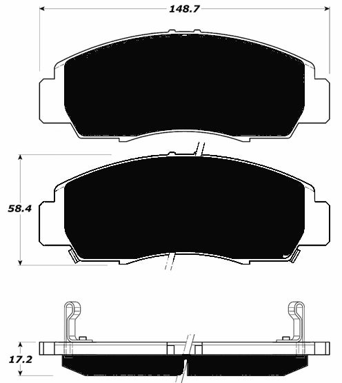 Porterfield Brake Pads for 2006 ACURA TL