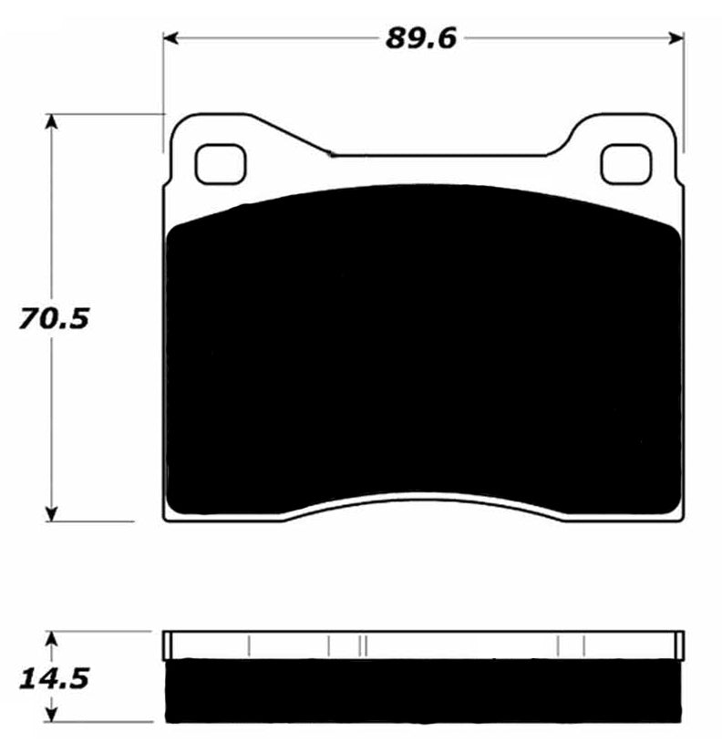 Porterfield Brake Pads for 1985 FERRARI 512 BB