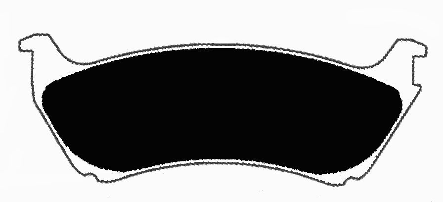 Porterfield Brake Pads for 2001 MERCEDES-BENZ ML320