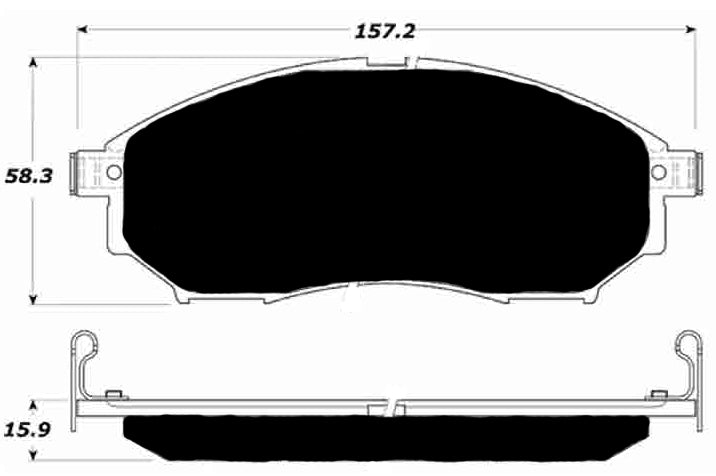 Porterfield Brake Pads for 2006 INFINITI Q45