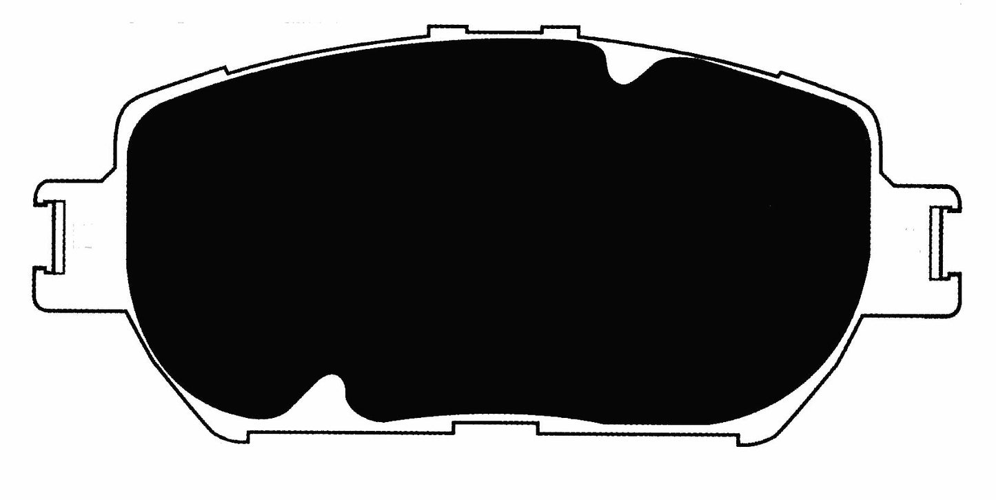 Porterfield Brake Pads for 2005 TOYOTA CAMRY V6 LE Made in Japan