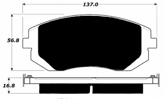 Porterfield Brake Pads for 2006 SUBARU IMPREZA OUTBACK