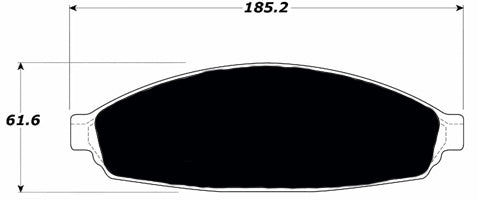 Porterfield Brake Pads for 2003 LINCOLN TOWN CAR