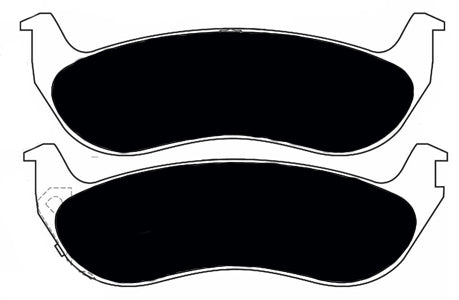 Porterfield Brake Pads for 2010 FORD RANGER 2WD Rear Disc