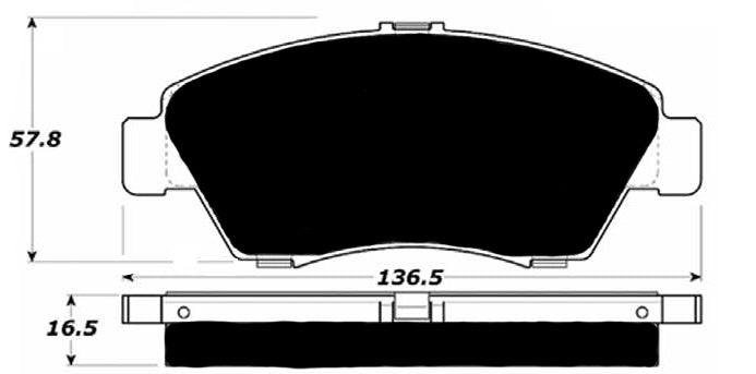 Porterfield Brake Pads for 2014 ACURA ILX Hybrid