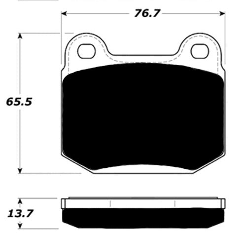 Porterfield Brake Pads for 2014 SUBARU WRX Sti