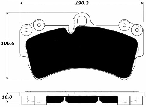 Porterfield Brake Pads for 2013 AUDI Q7