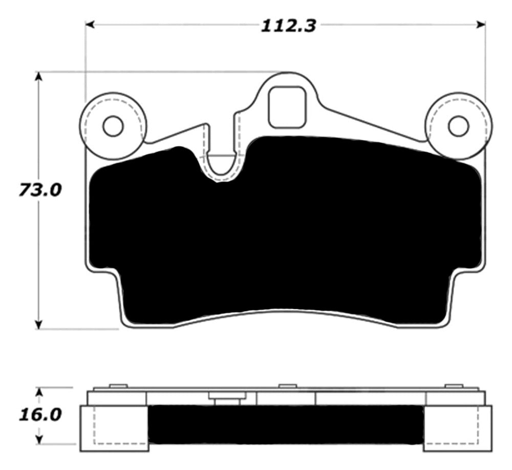 Porterfield Brake Pads for 2006 PORSCHE CAYENNE w/330mm Front Rotor