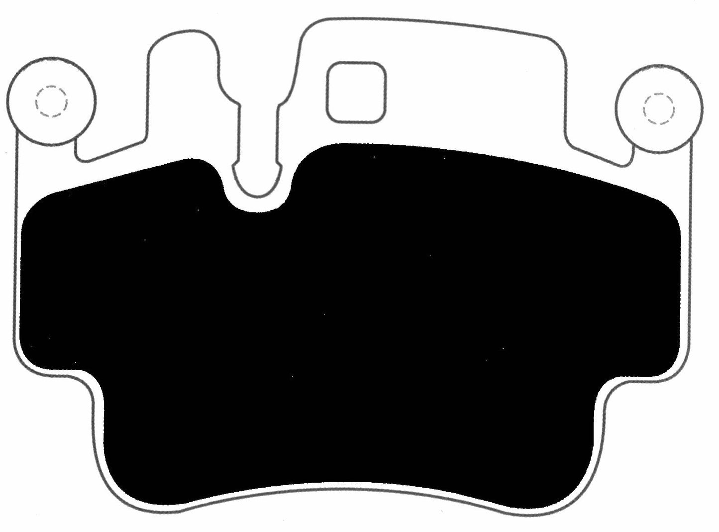 Porterfield Brake Pads for 2005 PORSCHE 911 GT2 w/Iron Discs