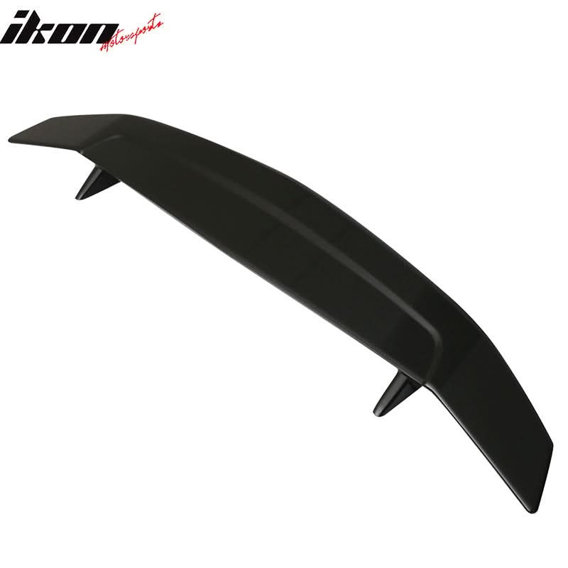 Universal 2 Post Gloss Rear Trunk Spoiler Wing w/ 3RD Brake Light ABS