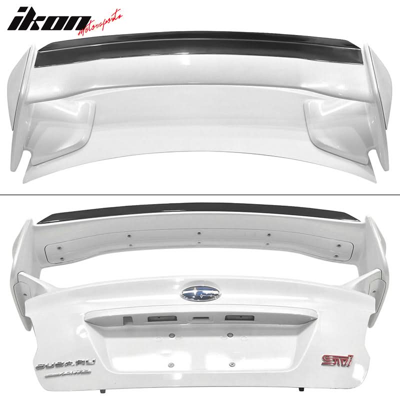 2008-2014 Subaru WRX STi Transparent Smoke Top Gurney Flap Acrylic