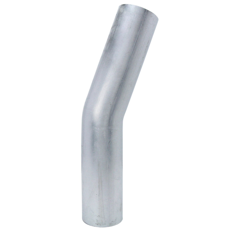 HPS Performance Products HPS 2-1/2" OD 20 Degree Bend 6061 Aluminum Elbow Pipe Tubing 16 Gauge w/ 4" CLR