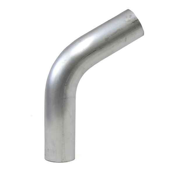HPS Performance Products HPS 2-1/2" OD 60 Degree Bend 6061 Aluminum Elbow Pipe Tubing 16 Gauge w/ 4" CLR