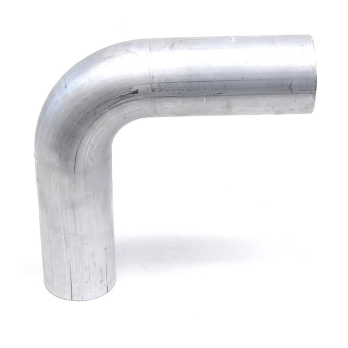 HPS Performance Products HPS 1-3/8" OD 90 Degree Bend 6061 Aluminum Elbow Pipe Tubing 16 Gauge, Mandrel Bent, Mill Finish