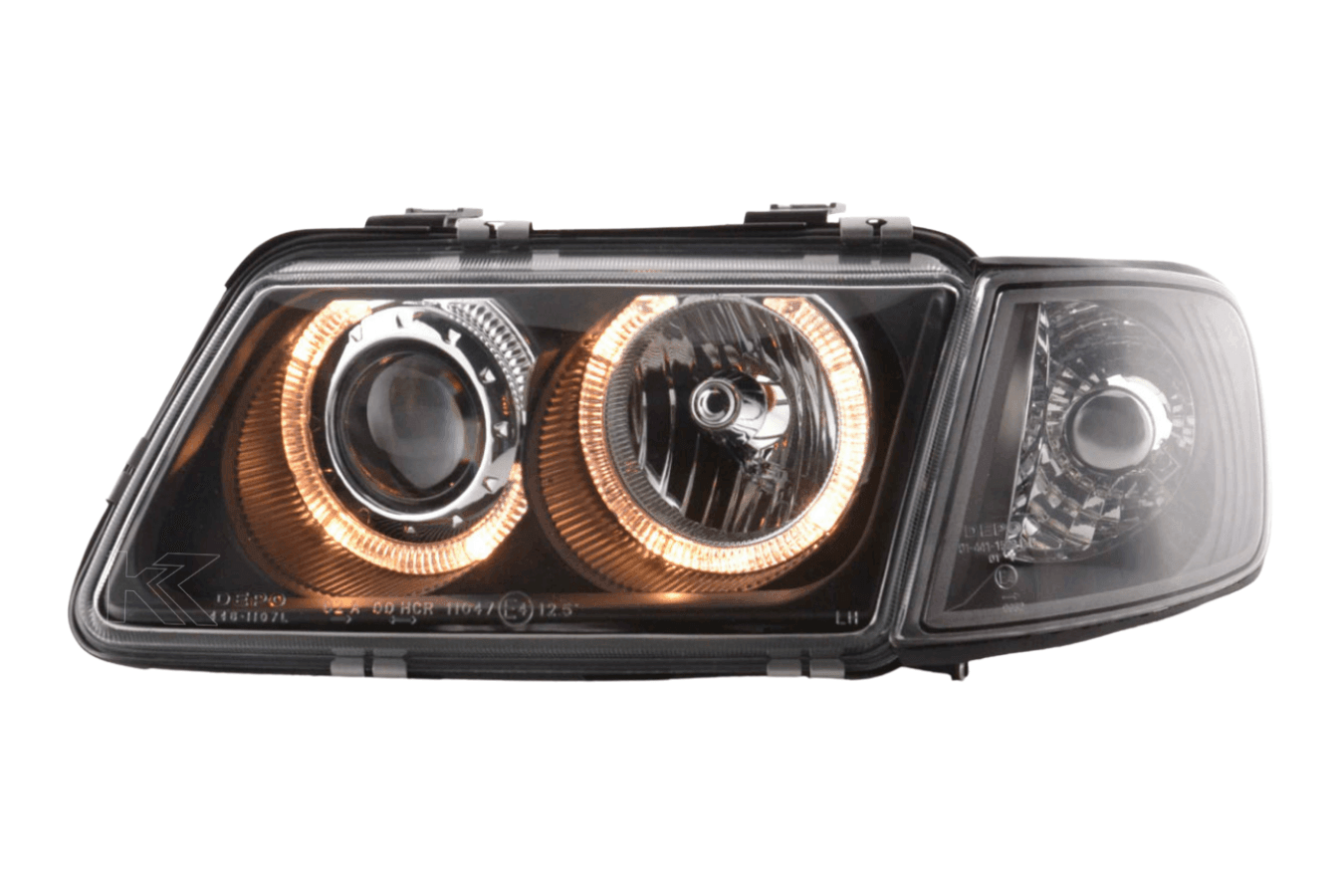 Audi A3 (8L) Black Angel Eye Headlights (1996-2000)