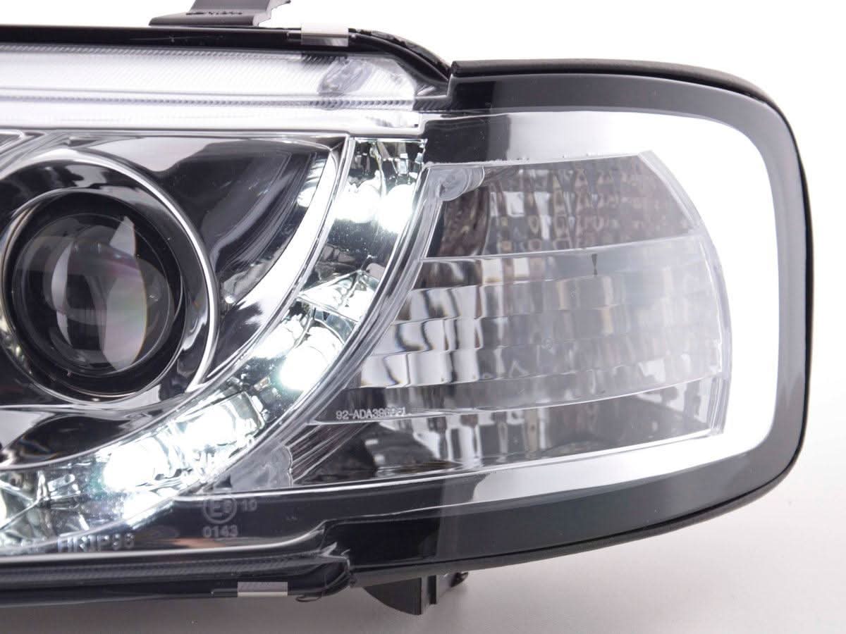 Audi A3 (8L) Chrome LED Headlights with Daytime Running Lights  (1996-2000)